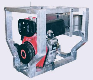 Génératrice au biodiésel.